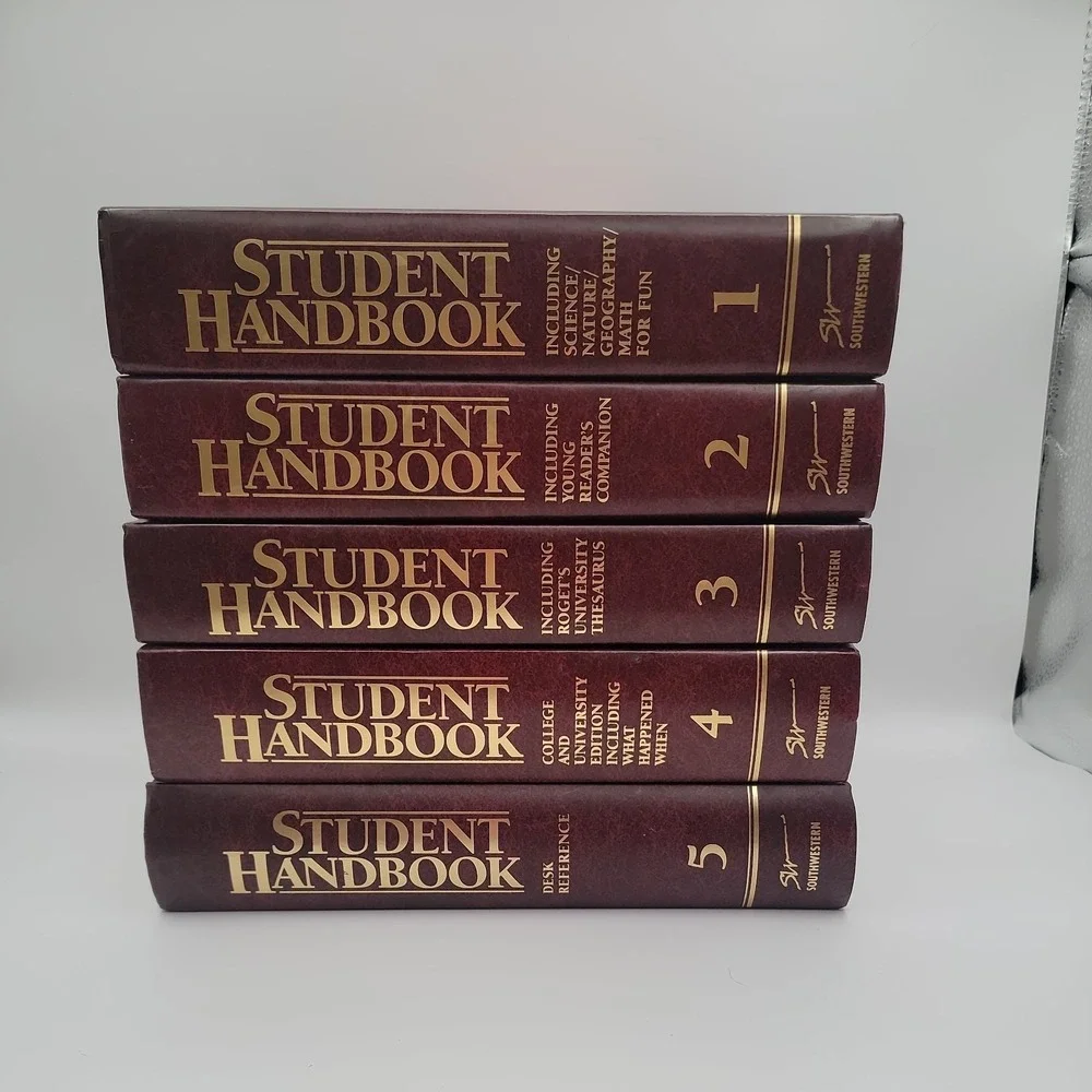 STUDENT HANDBOOK VOLUME 1-5 GREAT CONDITION, Like New‎ Conditions